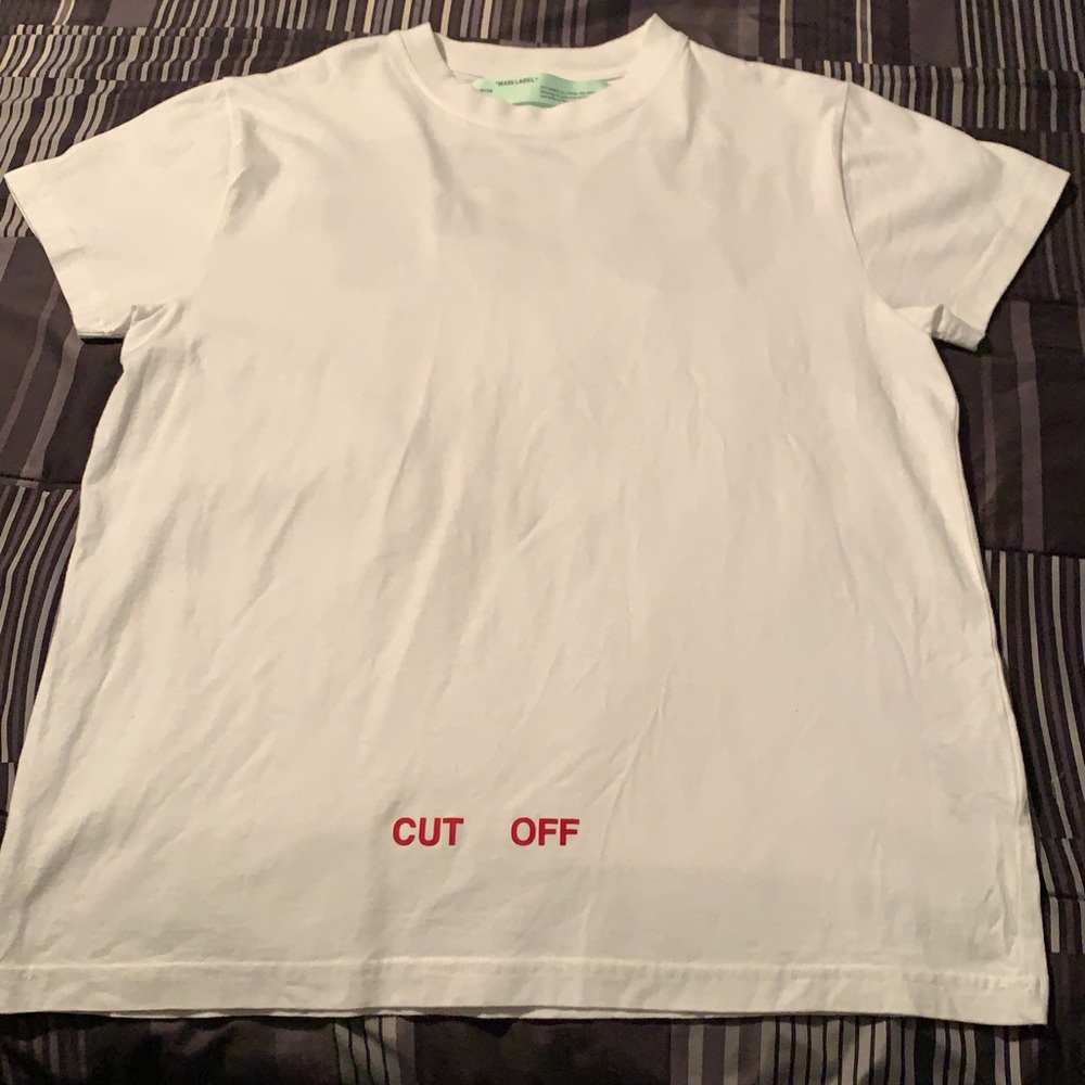Off white Cut Off Tee